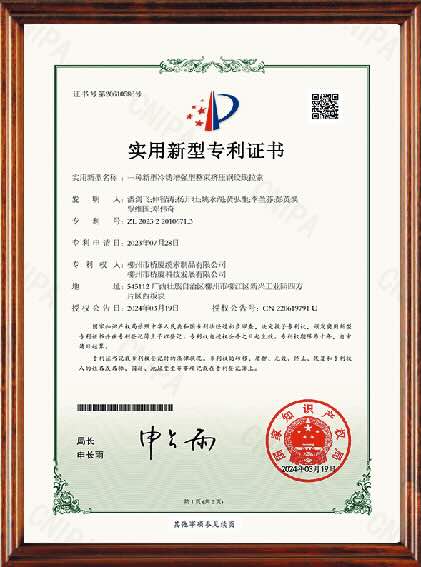 QSM冷铸整束扩压钢绞线拉索专利证书